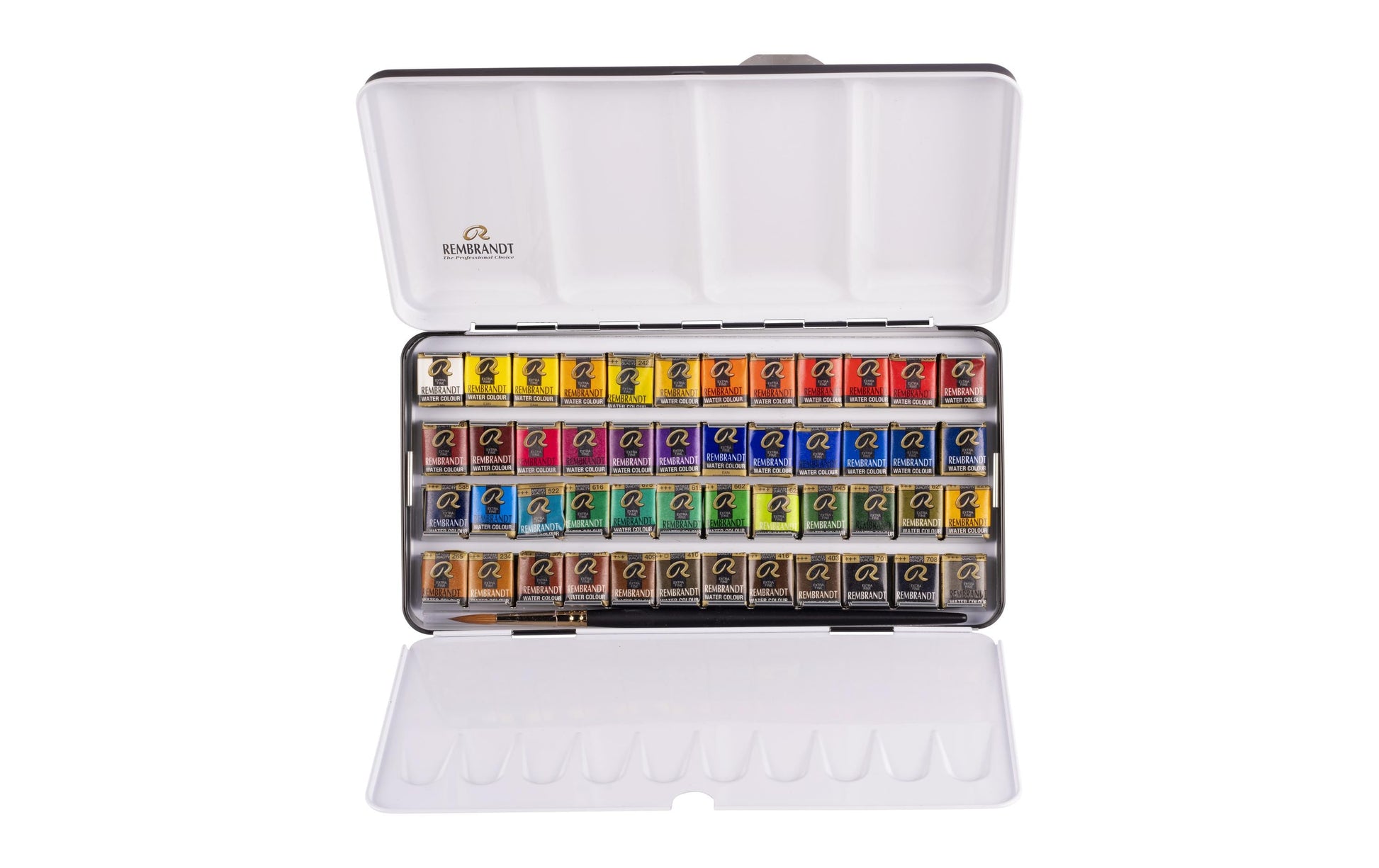 Royal Talens Rembrandt – Aquarellfarben – Set – 48 Farben, inklusive Umsteckpinsel