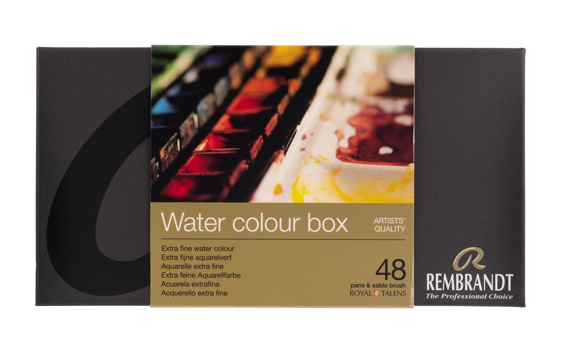 Royal Talens Rembrandt – Aquarellfarben – Set – 48 Farben, inklusive Umsteckpinsel