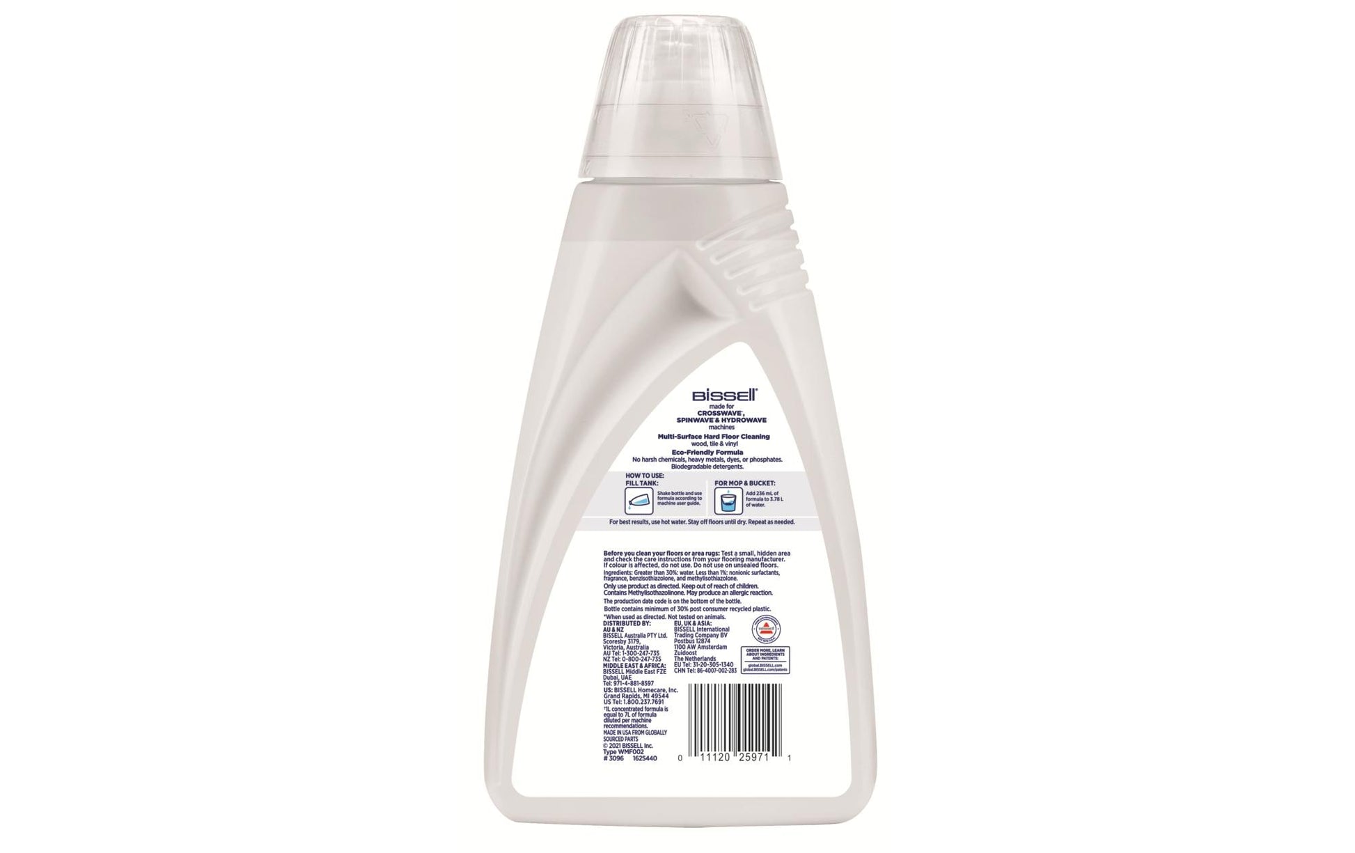Bissell 3096 Bodenreiniger für Dampfreiniger – Flüssigkeit – 1 l