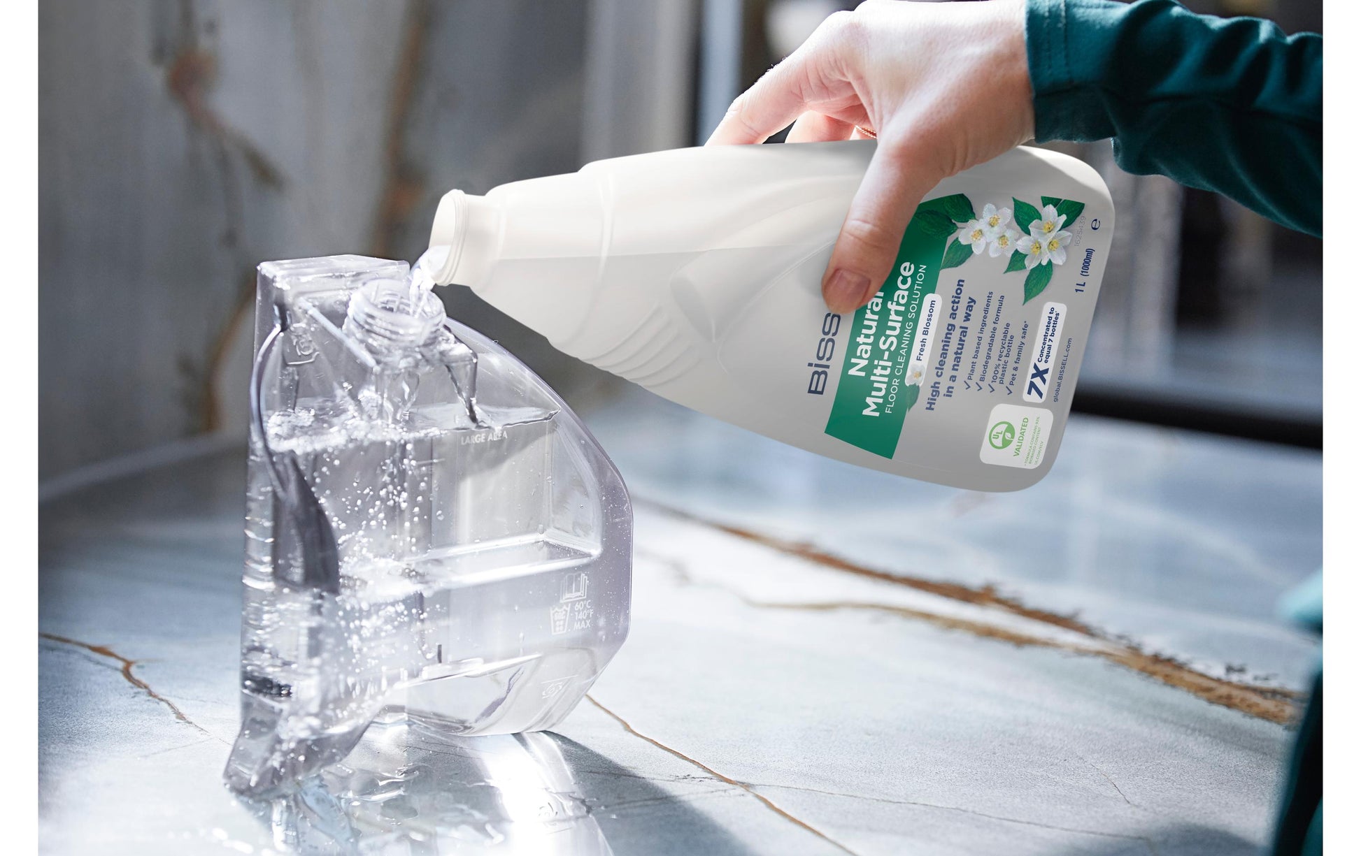 Bissell 3096 Bodenreiniger für Dampfreiniger – Flüssigkeit – 1 l