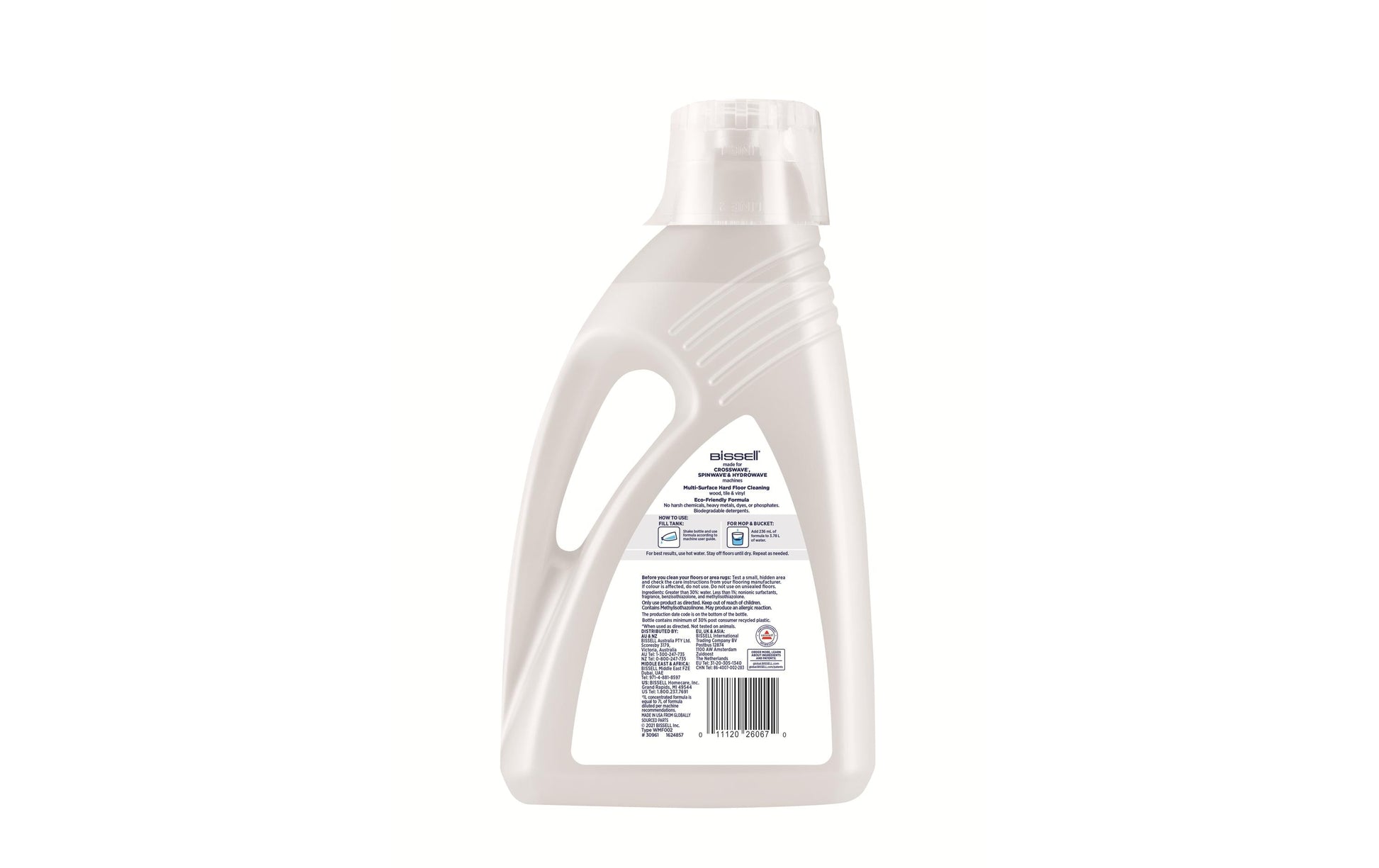 Bissell Multi SuFa Clean 30961 Bodenreiniger für CrossWave- und SpinWave-Geräte – Flüssig – 2 l