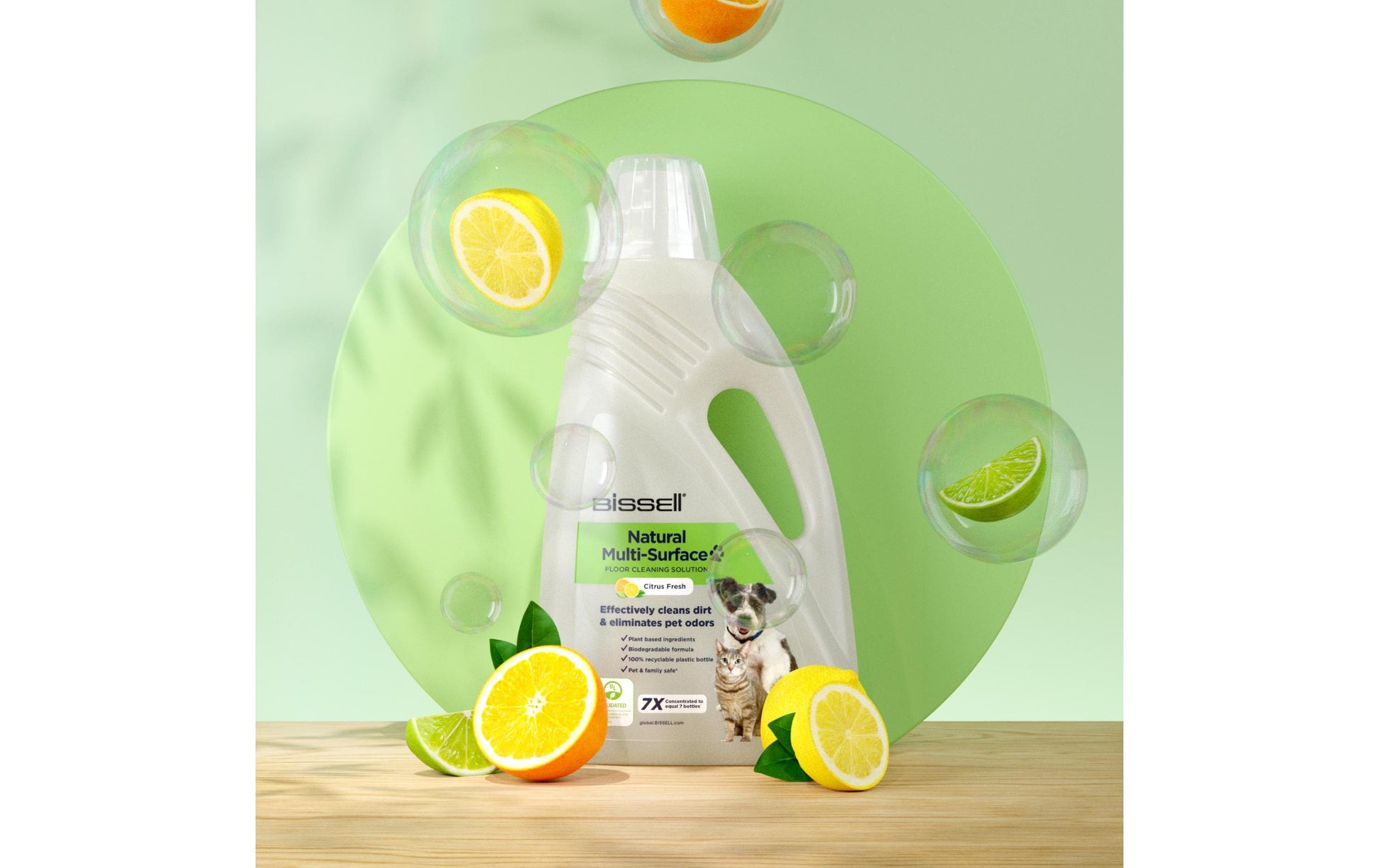 Bissell Bodenreiniger für Hartböden, für CrossWave/SpinWave-Geräte – Flüssigkeit – 2 l