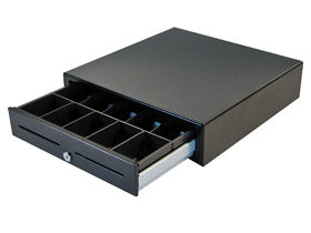 apg Solutions VB320-BL1616-B5 – Kassenladen-Einsatz, 4 Scheine/8 Münzen, 411,5 × 414 mm, Schwarz