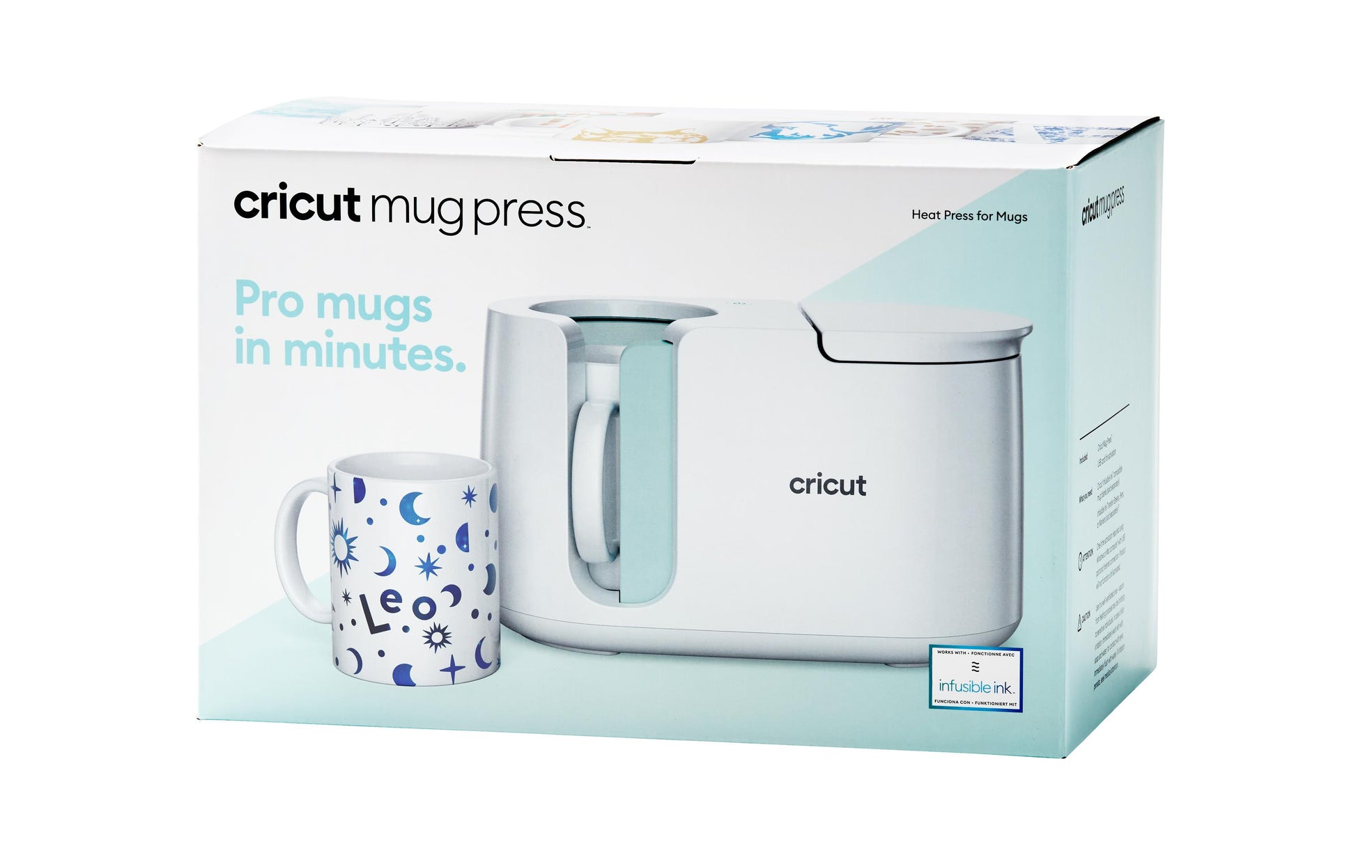 Cricut Tassenpresse – Weiss – 355 × 225 × 260 mm – für Tassen