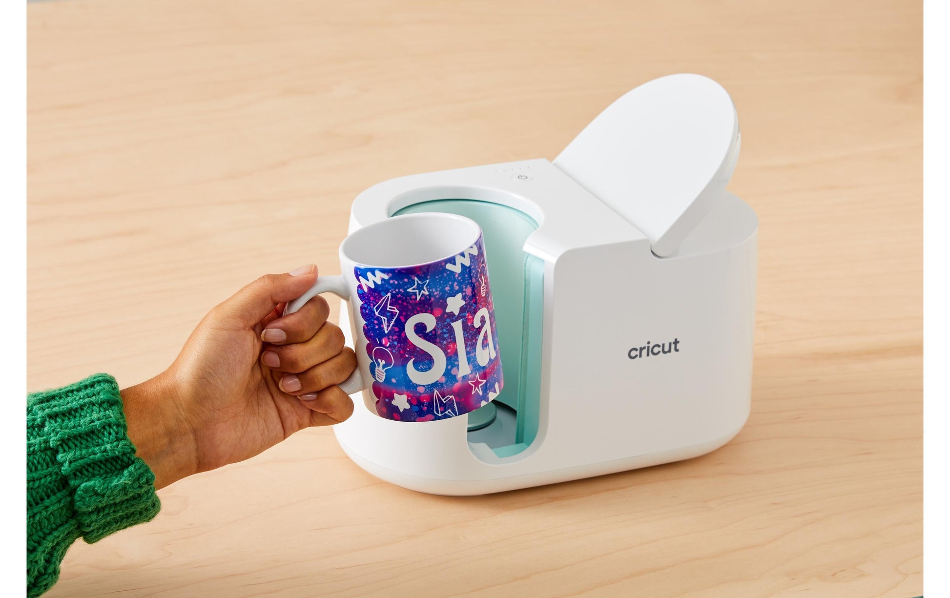 Cricut Tasse – 0,44 l, Keramik, weiss, für Cricut Tassenpresse Mug Press, 6 Stück