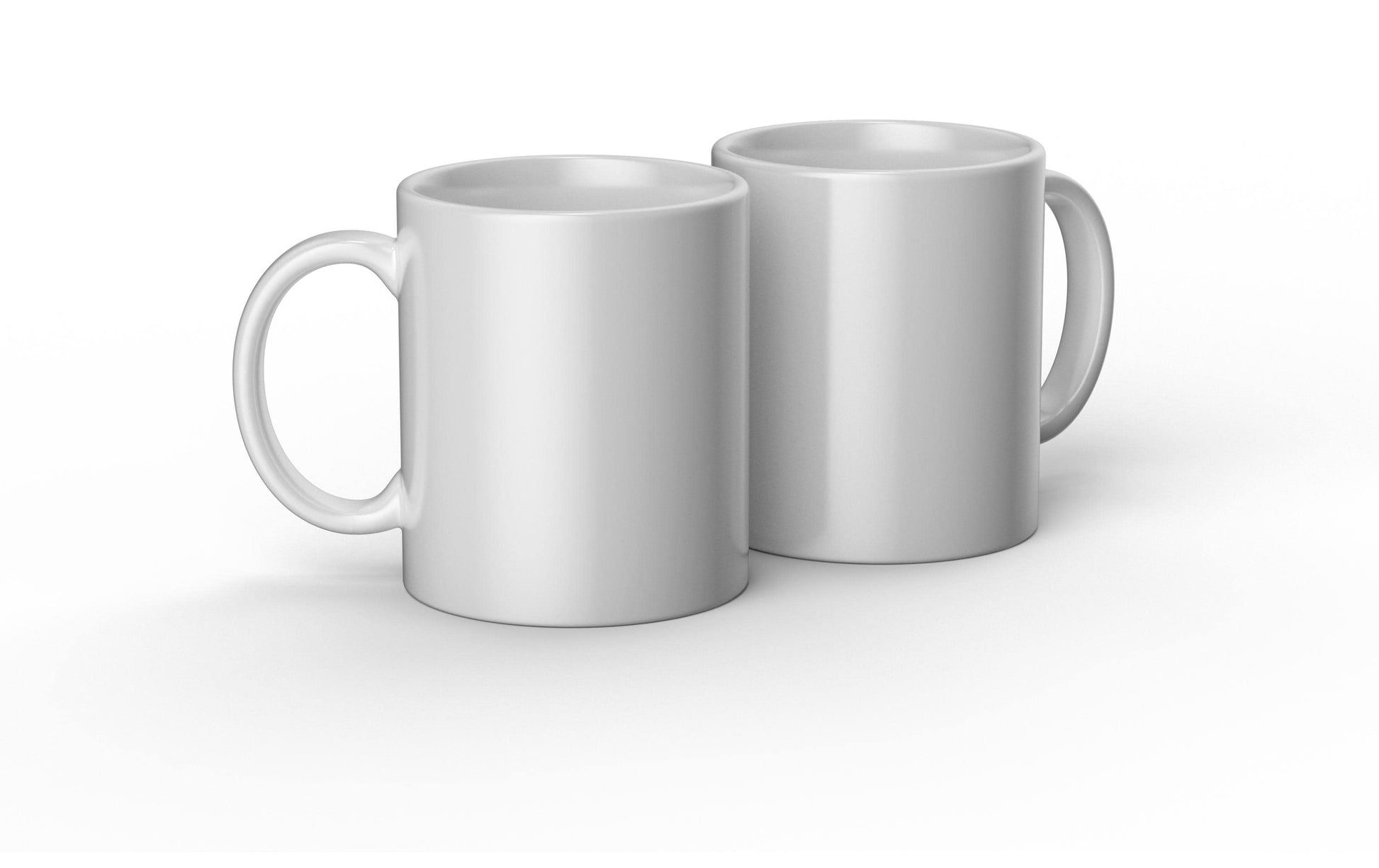 Cricut Tasse – 0,35 l, Keramik, weiss, sublimationsfähig, für Cricut Tassenpresse, 2 Stück