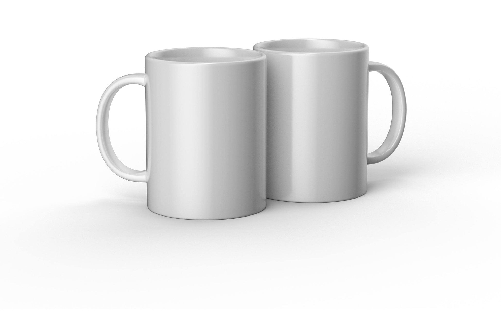 Cricut Tasse – 0,44 l, Keramik, Weiss, 2 Stück, für Cricut Tassenpresse Mug Press