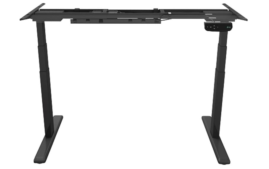 ICY BOX Stehtisch – 170 × 62 × 128 cm – schwarz – höhenverstellbar
