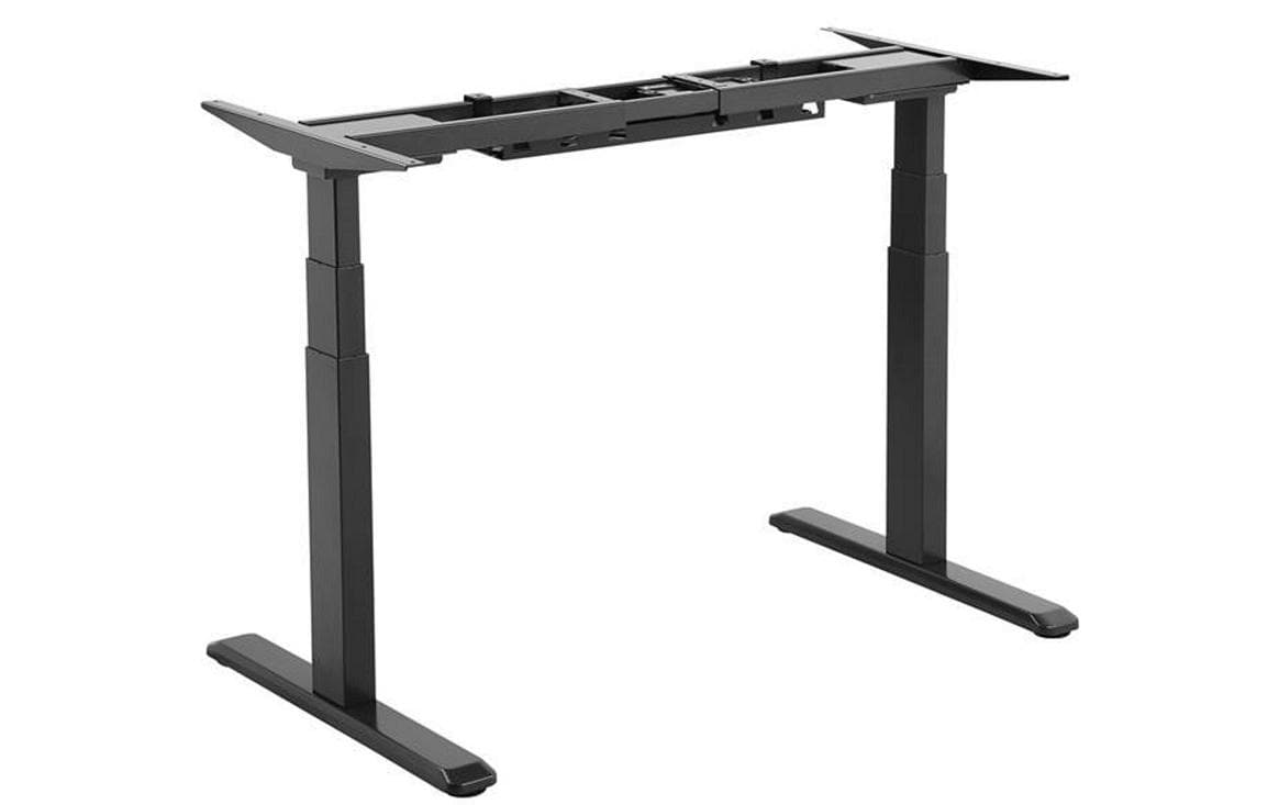 ICY BOX Stehtisch – 170 × 62 × 128 cm – schwarz – höhenverstellbar