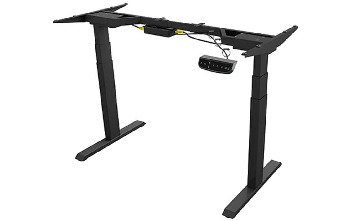 Icy Box – Stehtisch – 170 × 62 × 128 cm – Schwarz – Höhenverstellbar