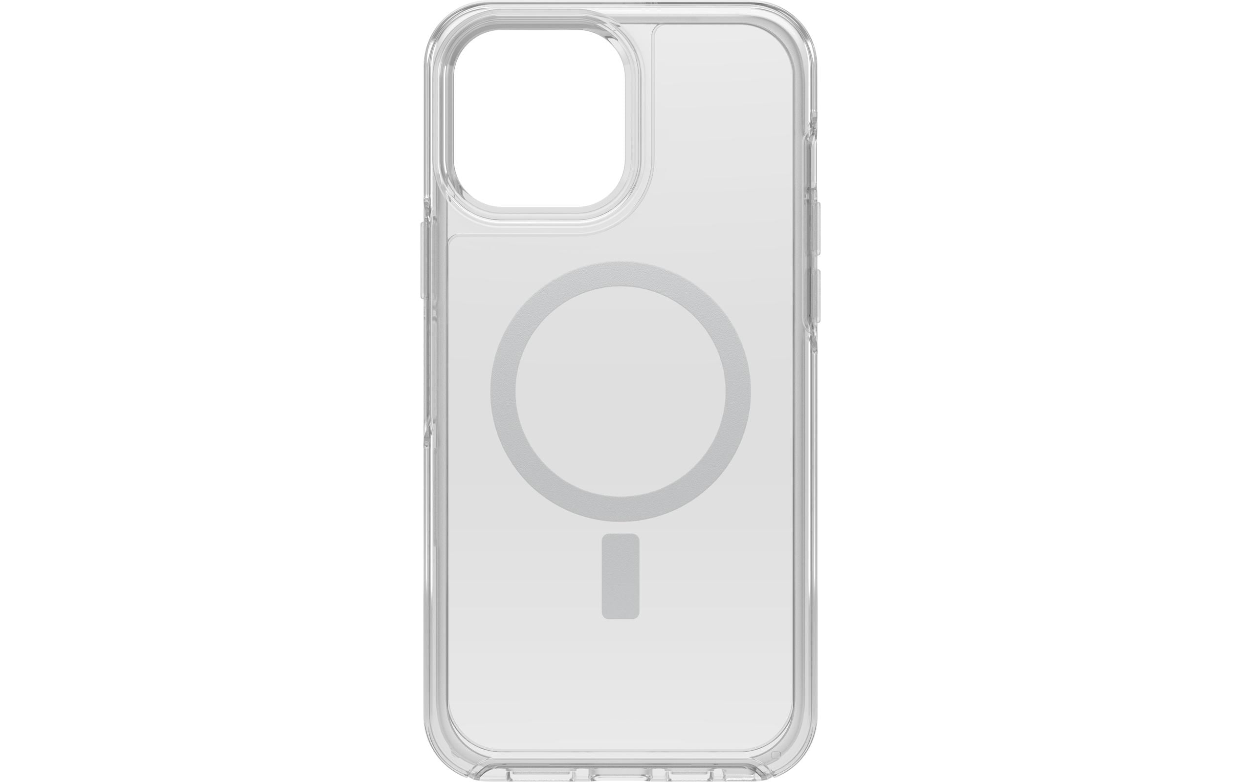 OtterBox Symmetry+ Backcover – für Apple iPhone 13 Pro Max, MagSafe, TPU, Transparent, stossdämpfend