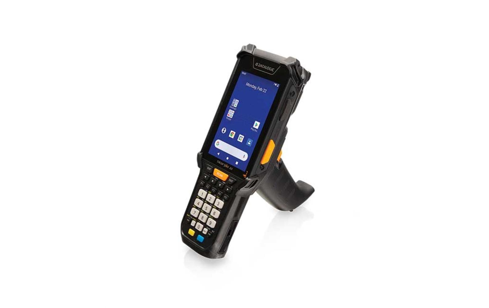 Datalogic Skorpio X5 PistolGrip – 4,3", 4/64 GB, WLAN 5, 1D/2D XLR, IP65, Android 10