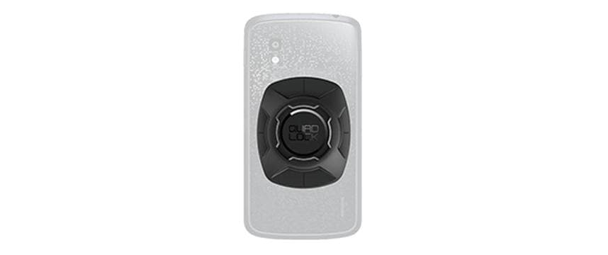 Quad Lock Universal Adapter V2 – Spezial-Zubehör – Klebekissen, für Smartphones/Tablets – Schwarz