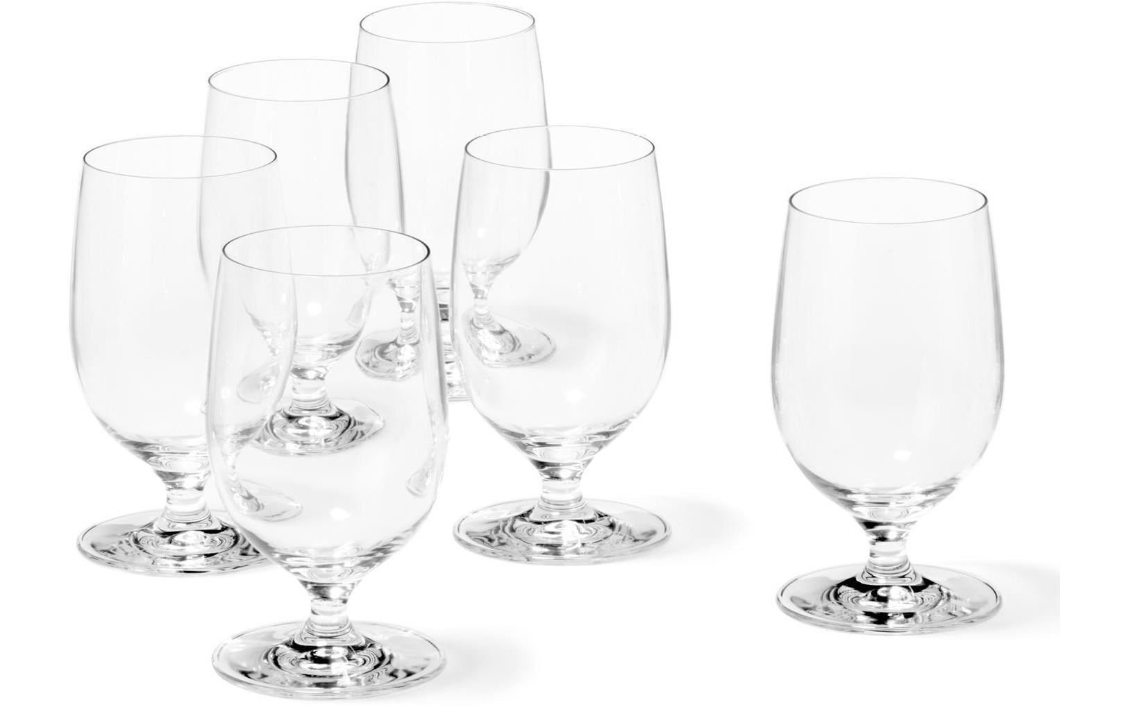 LEONARDO Trinkglas Ciao – 6er Set, 300 ml, Ø 6,0 cm, H 13,0 cm, Kristallglas, Transparent, spülmaschinenfest