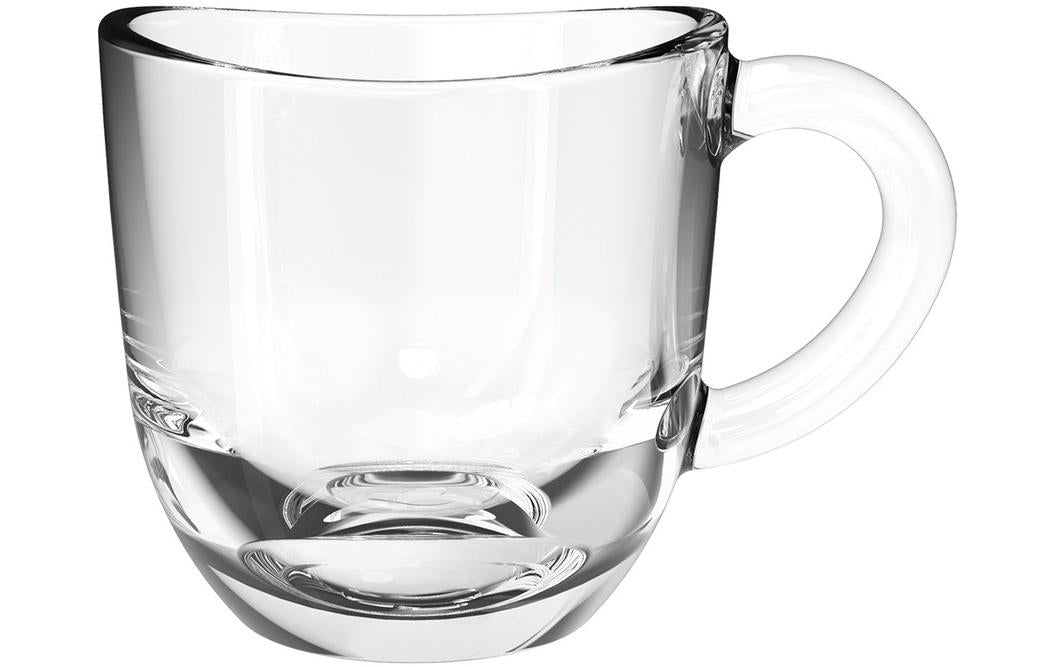 LEONARDO Espressotasse Napoli – 6er Set, 80 ml, Ø 6,0 cm, Kalk-Natron-Glas, Transparent, spülmaschinenfest