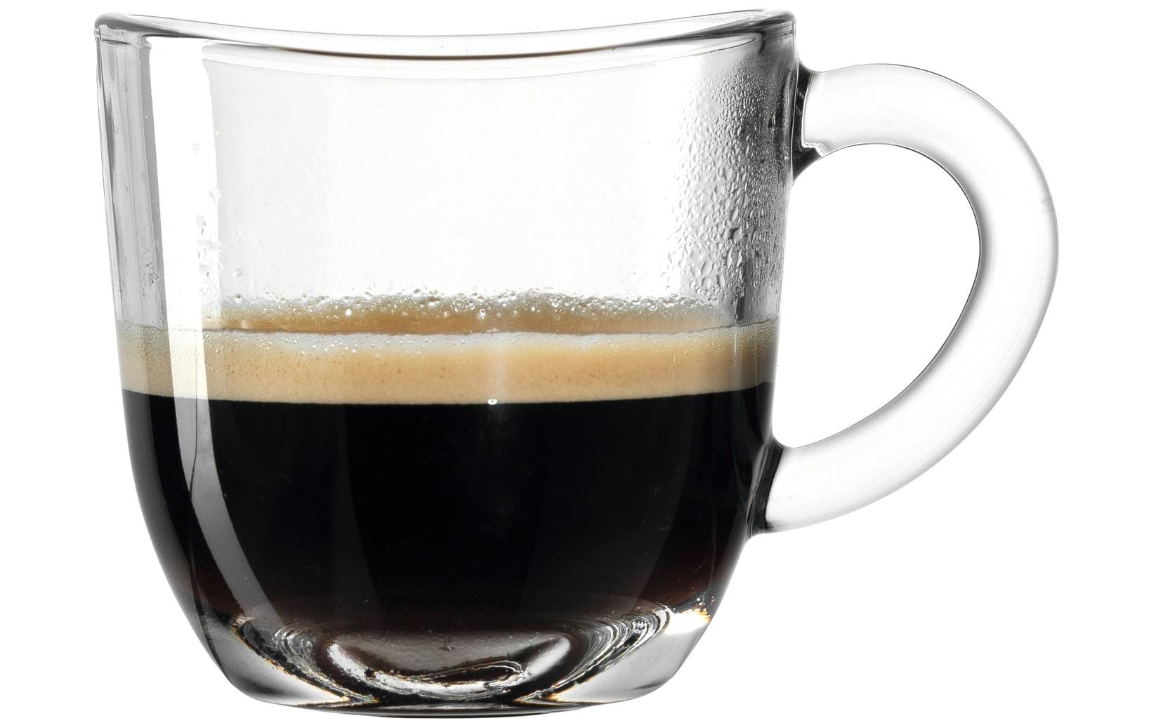 LEONARDO Espressotasse Napoli – 6er Set, 80 ml, Ø 6,0 cm, Kalk-Natron-Glas, Transparent, spülmaschinenfest
