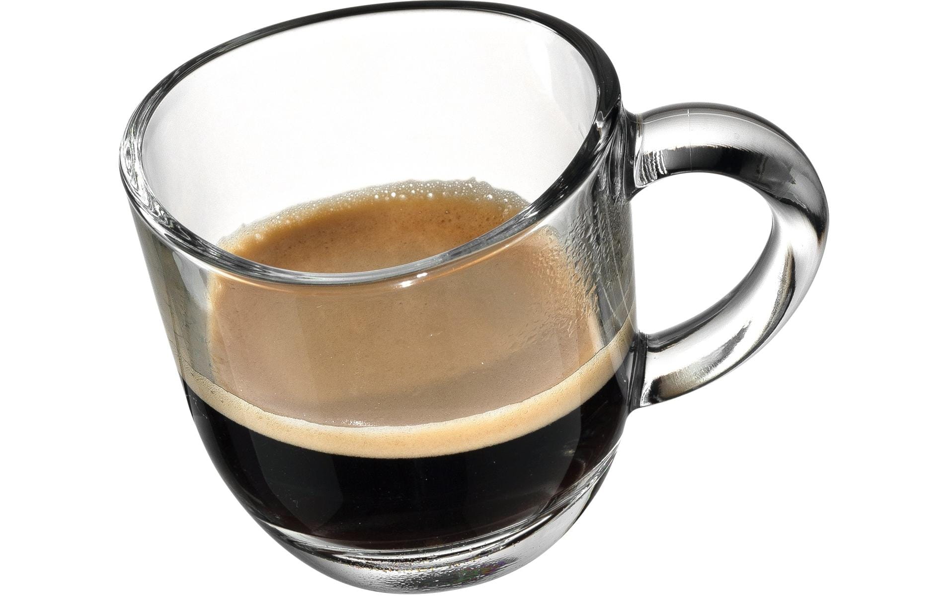 LEONARDO Espressotasse Napoli – 6er Set, 80 ml, Ø 6,0 cm, Kalk-Natron-Glas, Transparent, spülmaschinenfest