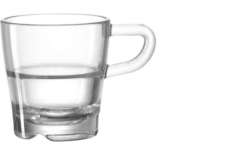 LEONARDO Espressotasse – 0,07 l, Glas, transparent, 6 Stück