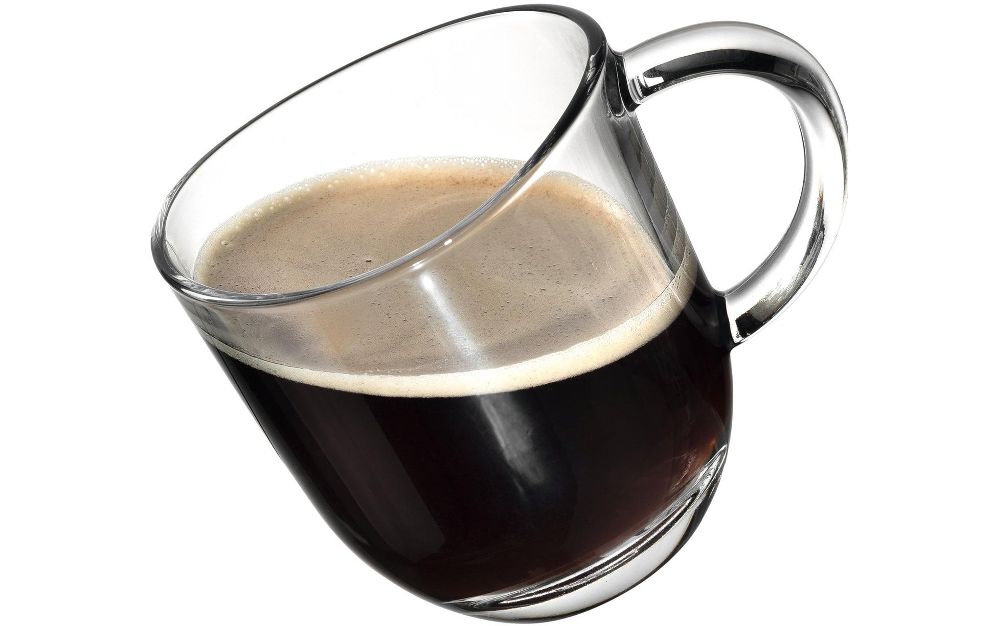 LEONARDO Kaffeetasse – 6er Set, 280 ml, Ø 8 cm, H 9 cm, Kalk-Natron-Glas