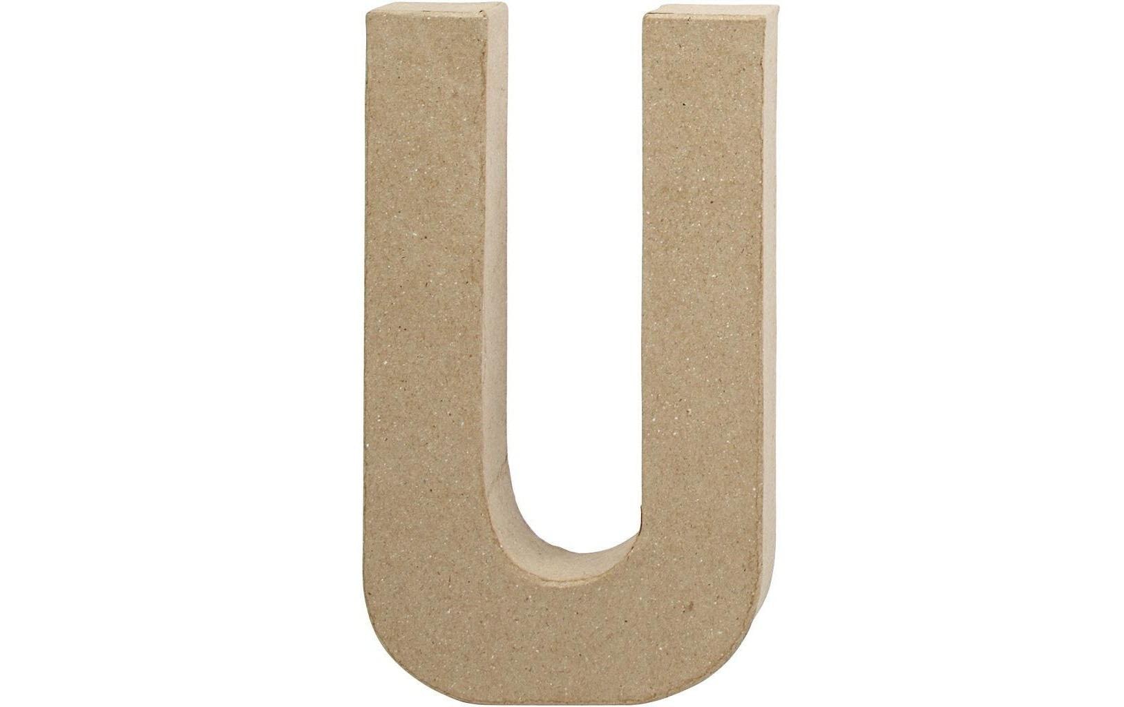 Creativ Company Pappmaché-Rohling, Papierzellstoff, U, 11,5 × 20,5 × 2,5 cm, 1 Stk., 26620