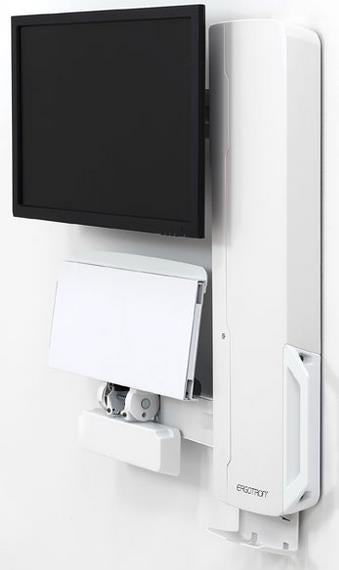 Ergotron StyleView Sit-Stand VL – Monitorhalterung, höhenverstellbar, weiss