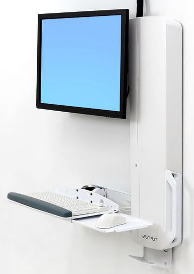 Ergotron StyleView Sit-Stand VL – Monitorhalterung, höhenverstellbar, weiss
