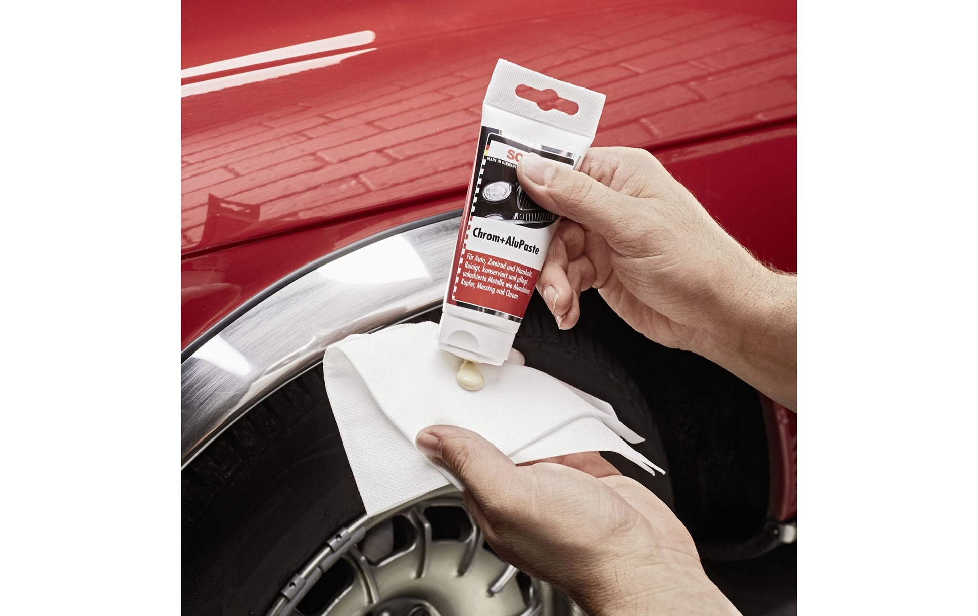 Sonax Polierpaste Chrom & Aluminium – für Stossfänger – 75 ml – 1 Stk.