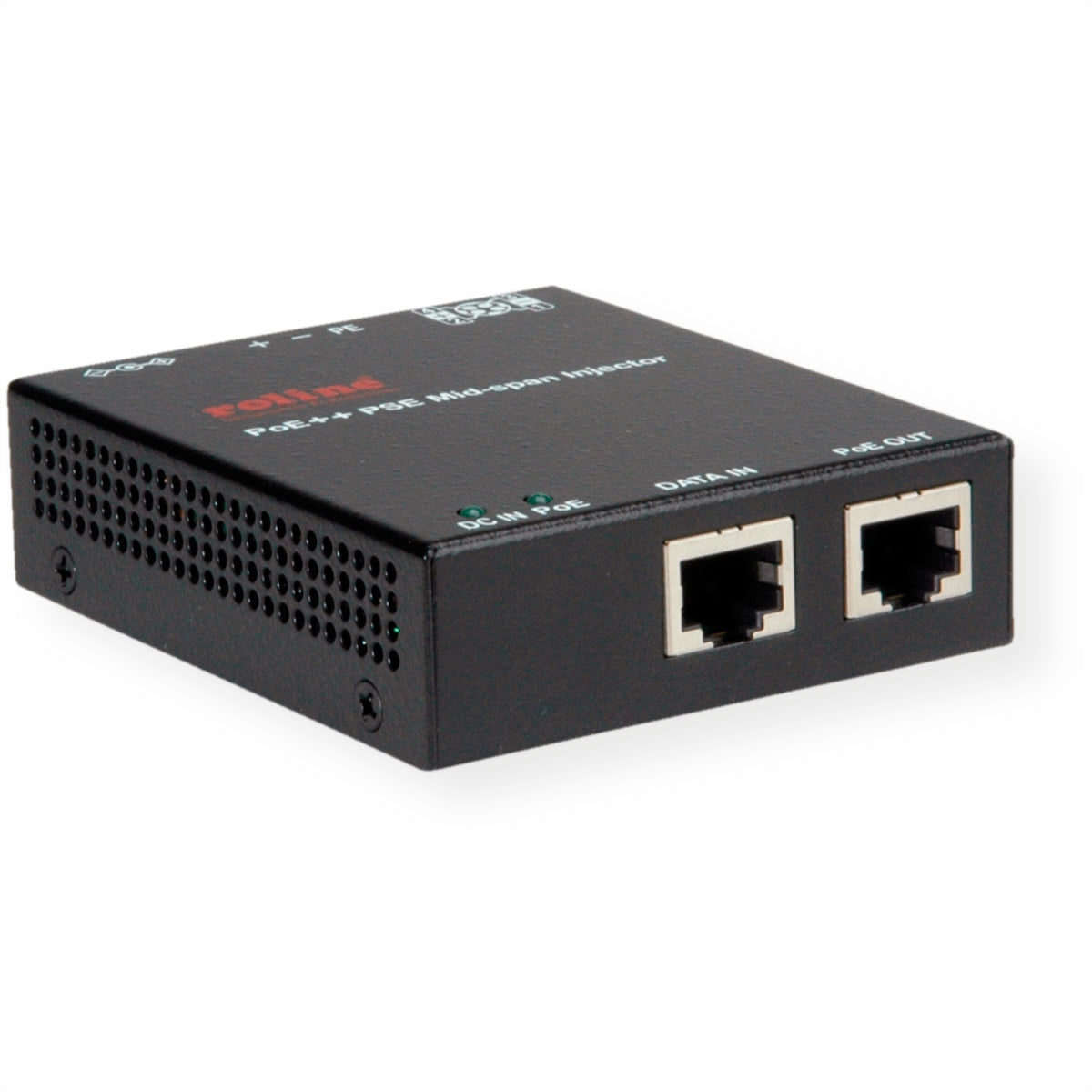 ROLINE Industrie PoE-Midspan – 90 W PoE++ (IEEE 802.3bt), 1× RJ-45, Gigabit