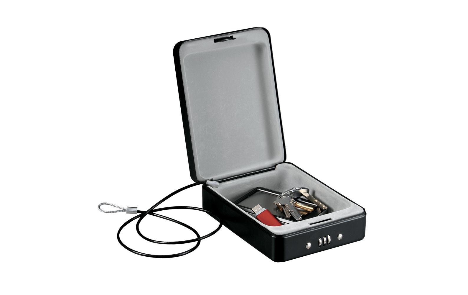 Master Lock Tresor P005CEURBLKHRO – Elektronikschloss – 1,4 l – tragbar – Schwarz