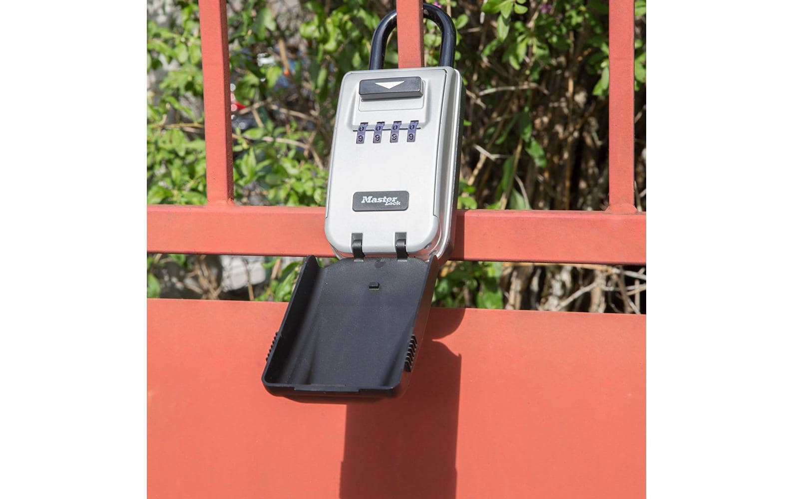 Master Lock 5424EURD – Schlüsseldepot, Zahlenschloss, Metall, Grau, 72 × 52 × 175 mm