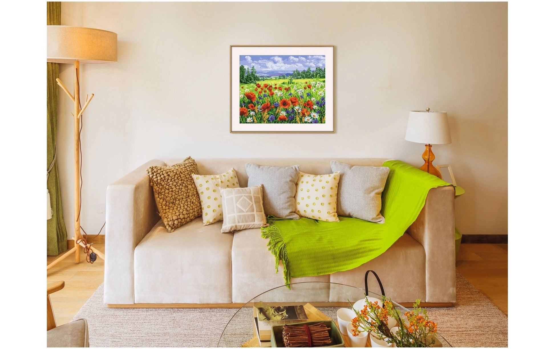 Schipper Malen-nach-Zahlen-Set – Blumenwiese – 40 × 50 cm – ab 8 Jahren