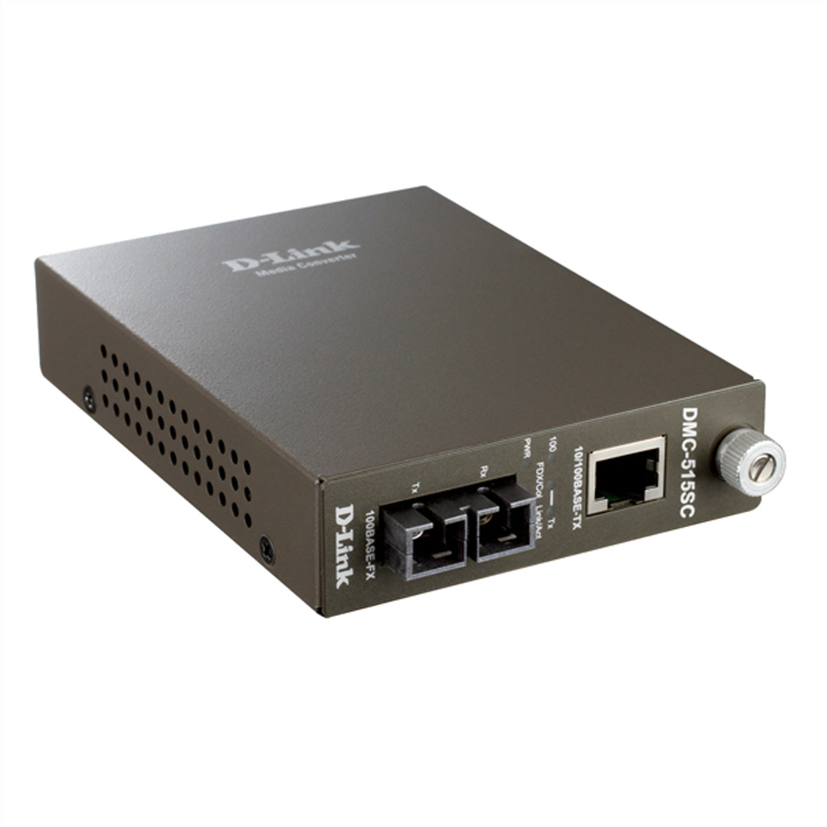 D-Link DMC-515SC/E Medienkonverter RJ-45 zu SC – 10/100Base-TX zu 100Base-FX, Singlemode SC, bis 15 km