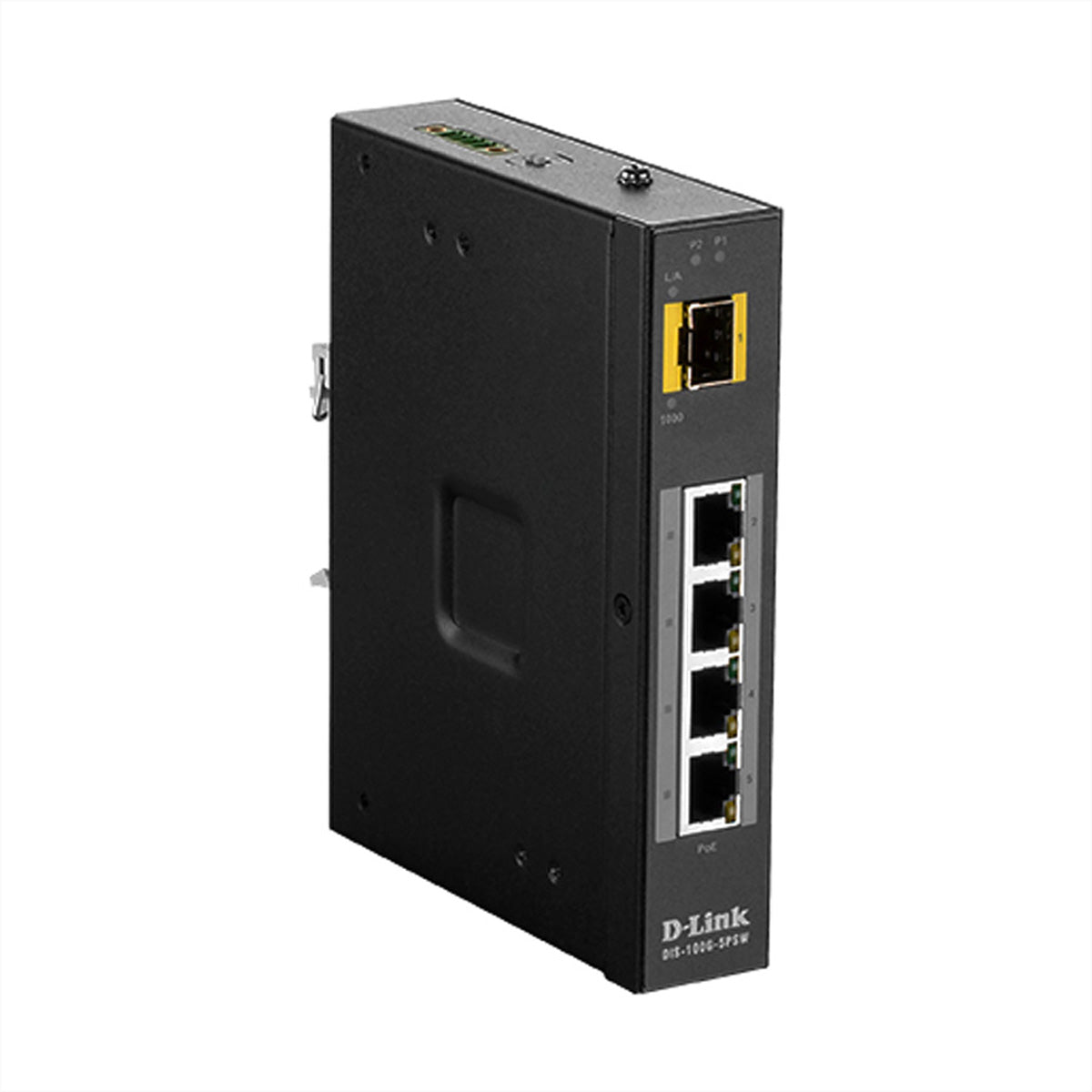 D-Link DIS-100G-5PSW – Switch – 5×GbE, 1×SFP, L2, PoE+ 120 W