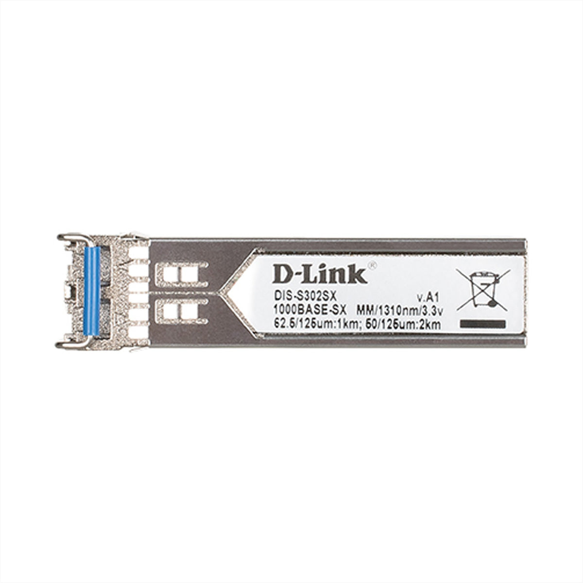 D-Link DIS-S302SX – SFP-Transceiver (Mini-GBIC) 1 Gbit/s SX, Multi-Mode, 20 km, Industrial, grau, Einzelstück