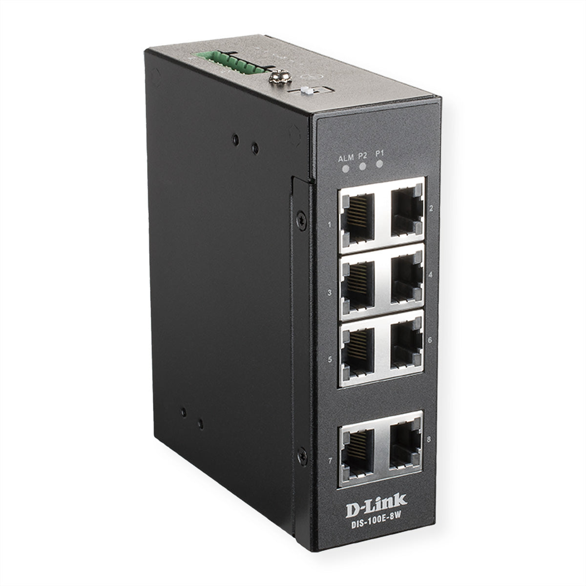 D-Link DIS-100E-8W – Unmanaged L2 Switch – 8× 10/100