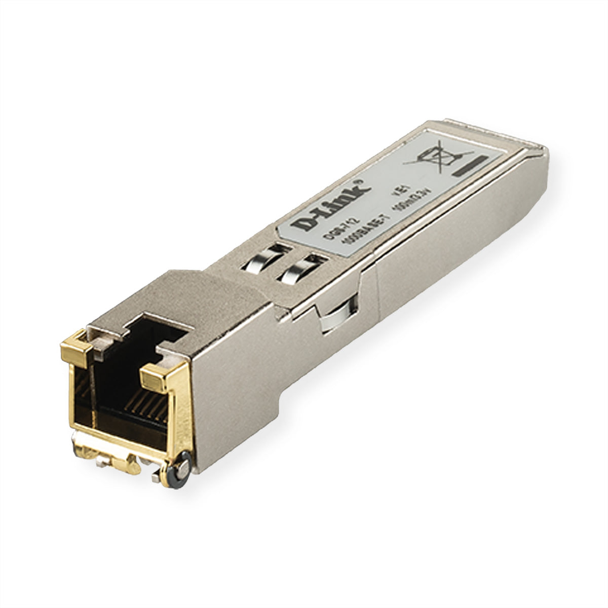 D-Link DGS-712 SFP-Transceiver (Kupfer, RJ-45) – 1 Gbit/s, bis 100 m – Silber