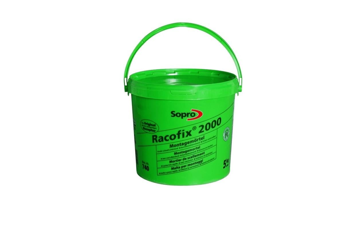 Sopro bauchemie Sopro Racofix 2000 – Schnellmontagemörtel, Grau, 5 kg