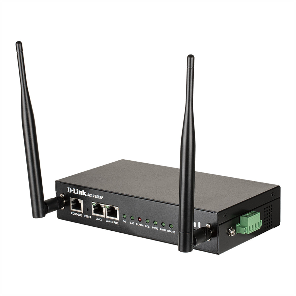 D-Link DIS-2650AP – Access Point – Wi-Fi 5 (2,4/5 GHz), 1,2 Gbit/s, GbE, PoE+, Wandmontage