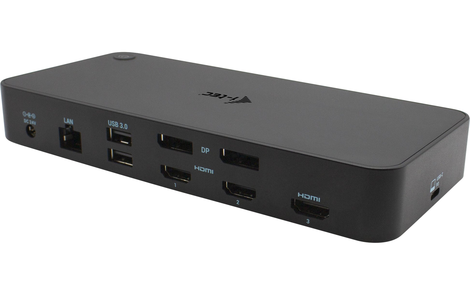 i-tec Dockingstation – USB-C, 2× DP, 3× HDMI, 3× USB-A, 100 W PD, GbE, 3,5 mm Audio, für Windows/Mac/Linux