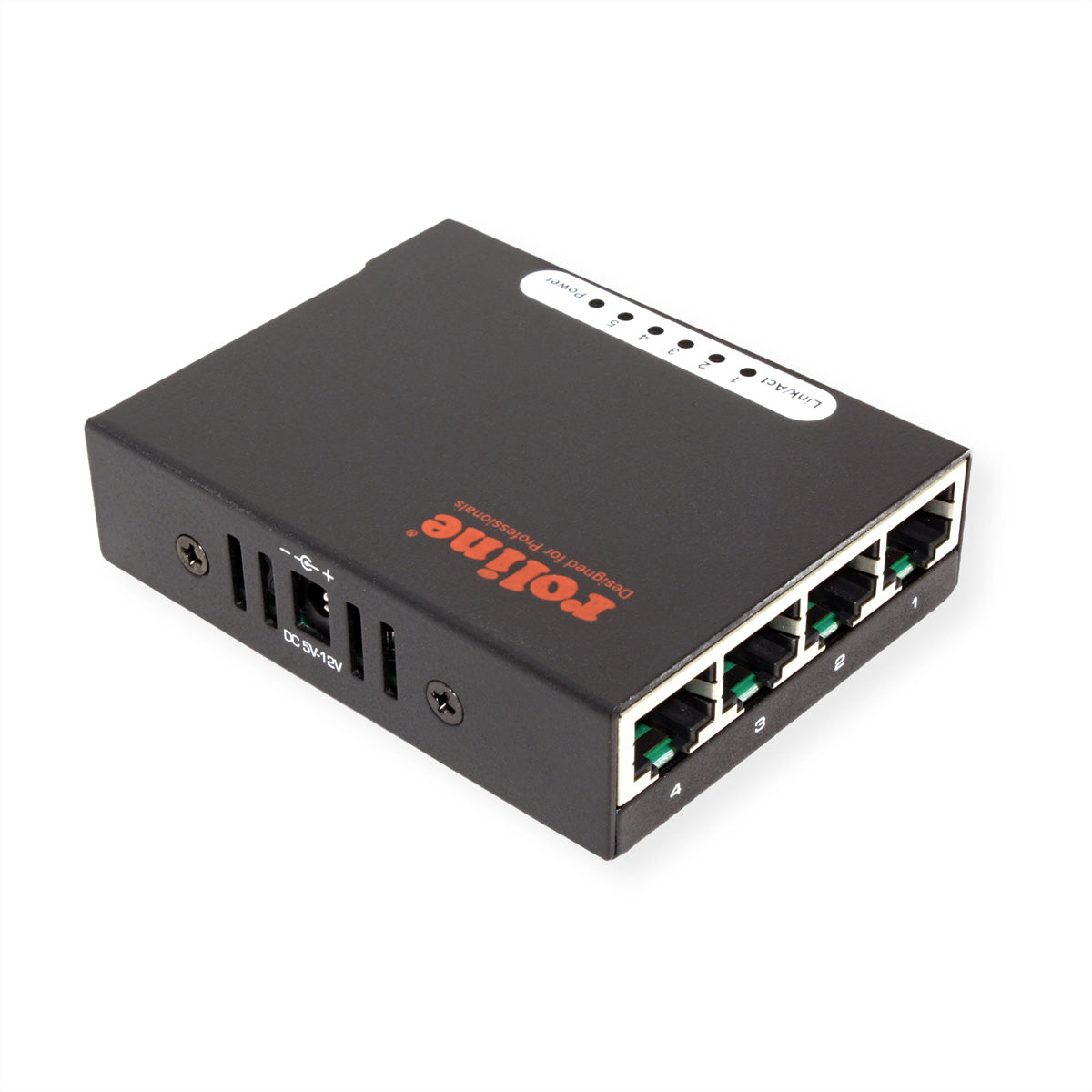 ROLINE Pocket – Unmanaged Switch – 5× 100 Mbit/s, Desktop