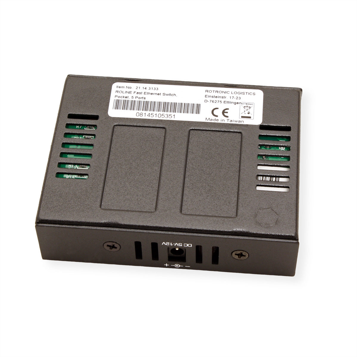 ROLINE Pocket – Unmanaged Switch – 5× 100 Mbit/s, Desktop