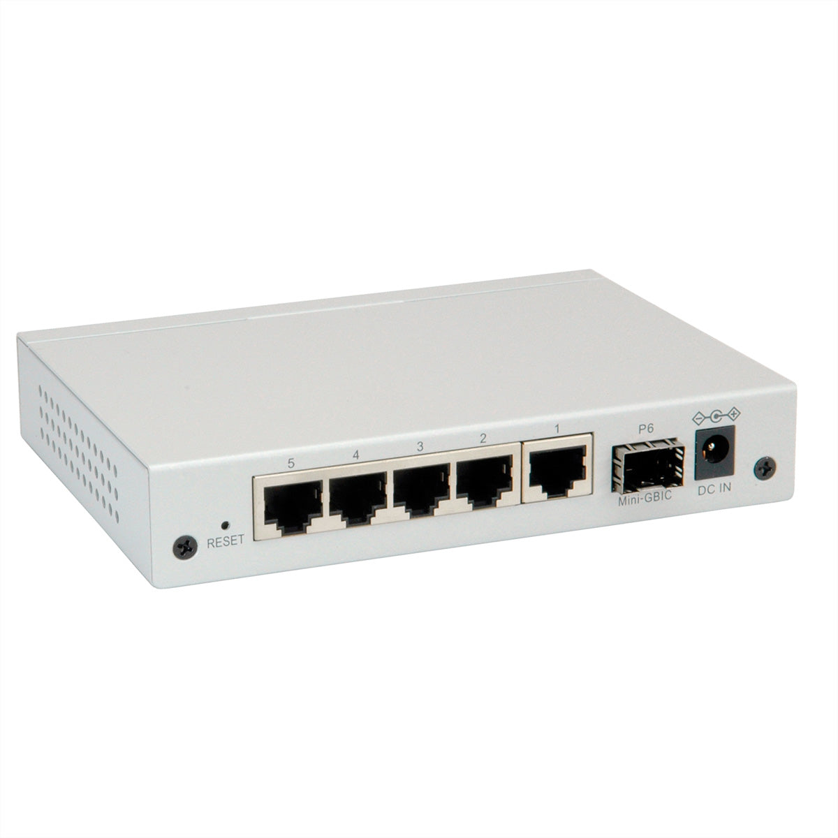 ROLINE Managed Switch – 5×GbE, 1×SFP
