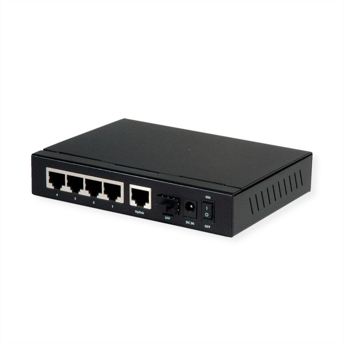 ROLINE Managed Switch – 5×GbE, 1×SFP, PoE+