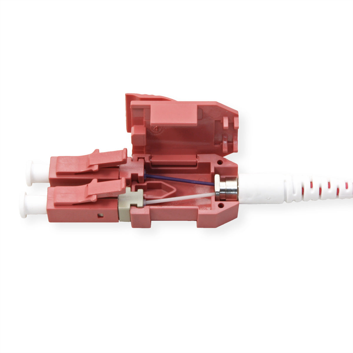 ROLINE LWL-Patchkabel – LC–LC, Multi-Mode (OM4), 10 Gbit/s, 20 m
