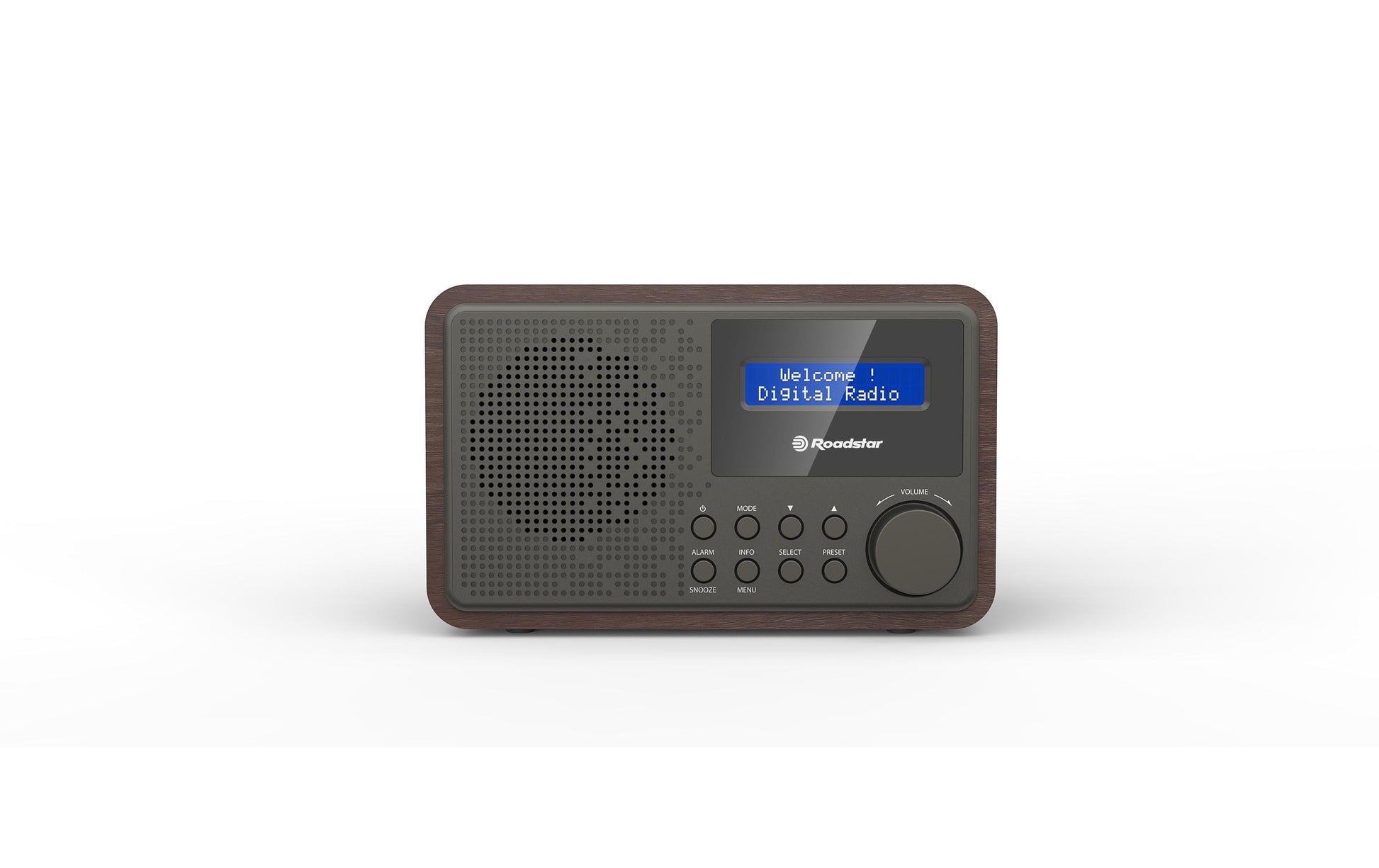 Roadstar HRA-700+ – Tragbares Radio, FM, 3,5 mm Kopfhöreranschluss – Walnuss