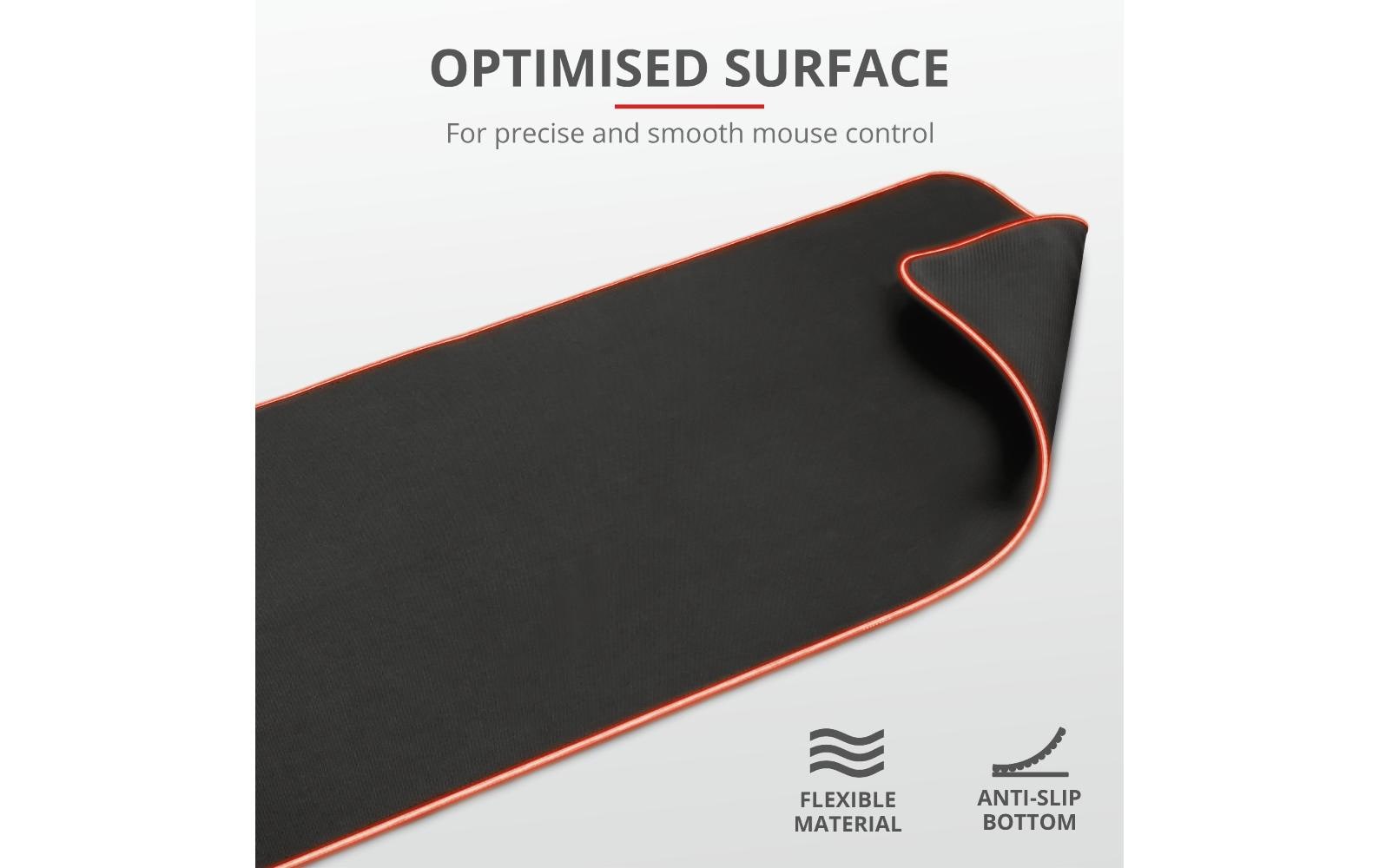 Trust Schreibunterlage GXT 764 Glide-Flex XXL – 300 × 930 mm – Kunststoff