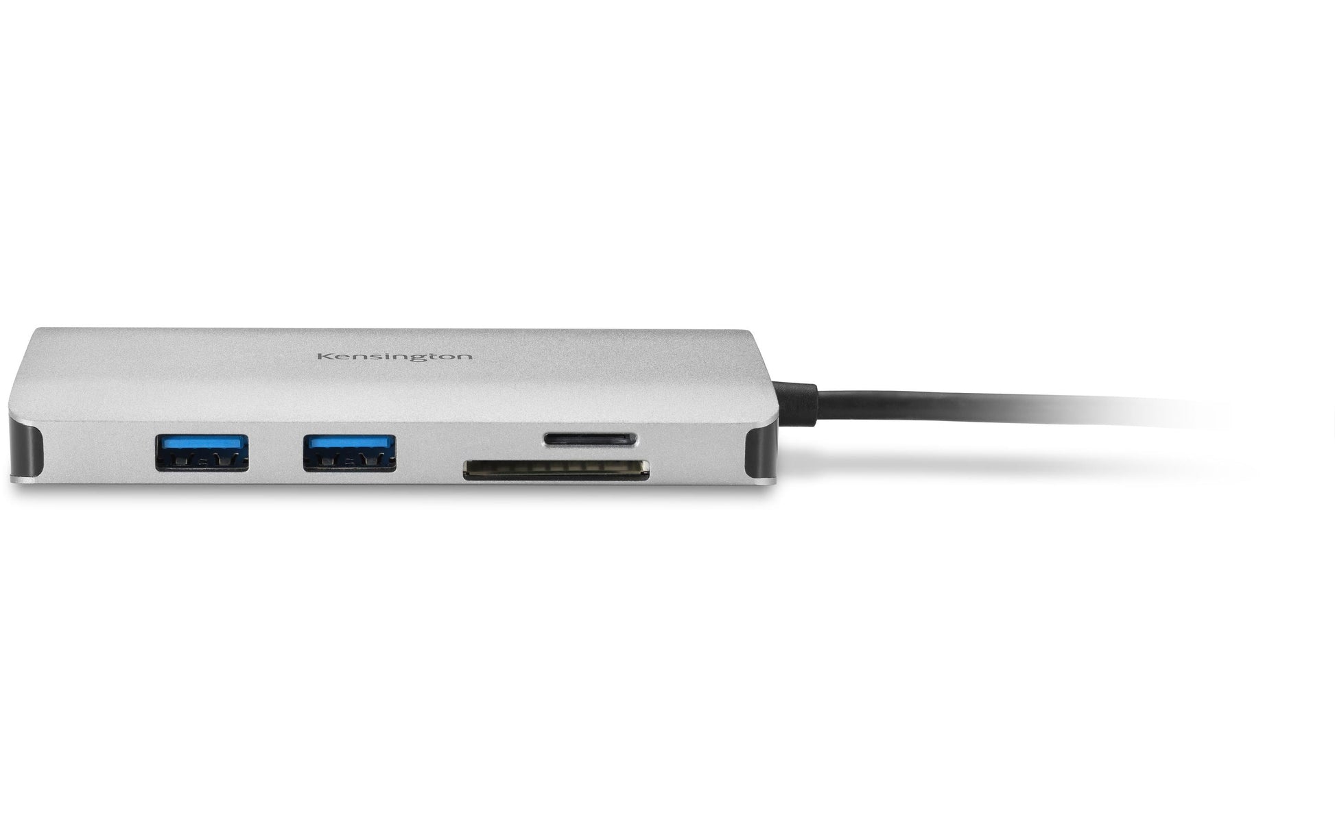 Kensington UH1400p Multiport-Adapter – USB-C, 1× HDMI, 3× USB-A, 1× USB-C, 85 W PD, GbE, für Windows/Mac