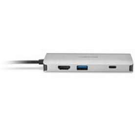 Kensington UH1400p Multiport-Adapter – USB-C, 1× HDMI, 3× USB-A, 1× USB-C, 85 W PD, GbE, für Windows/Mac