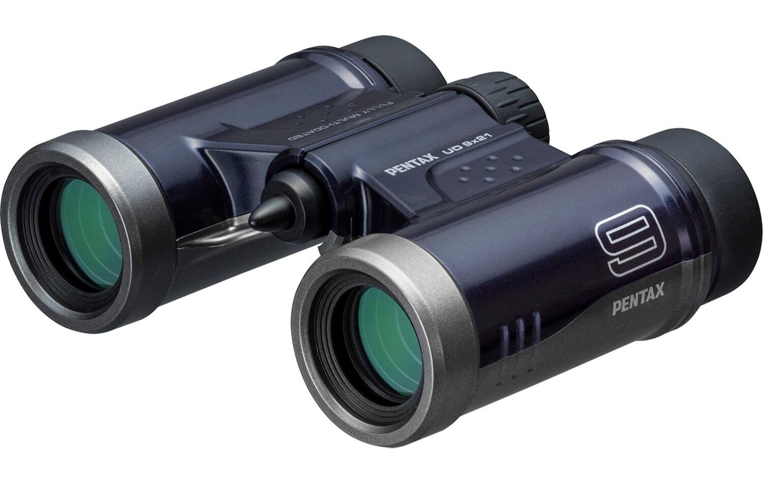 Pentax Kompaktfernglas UD – 9×21 mm, blau
