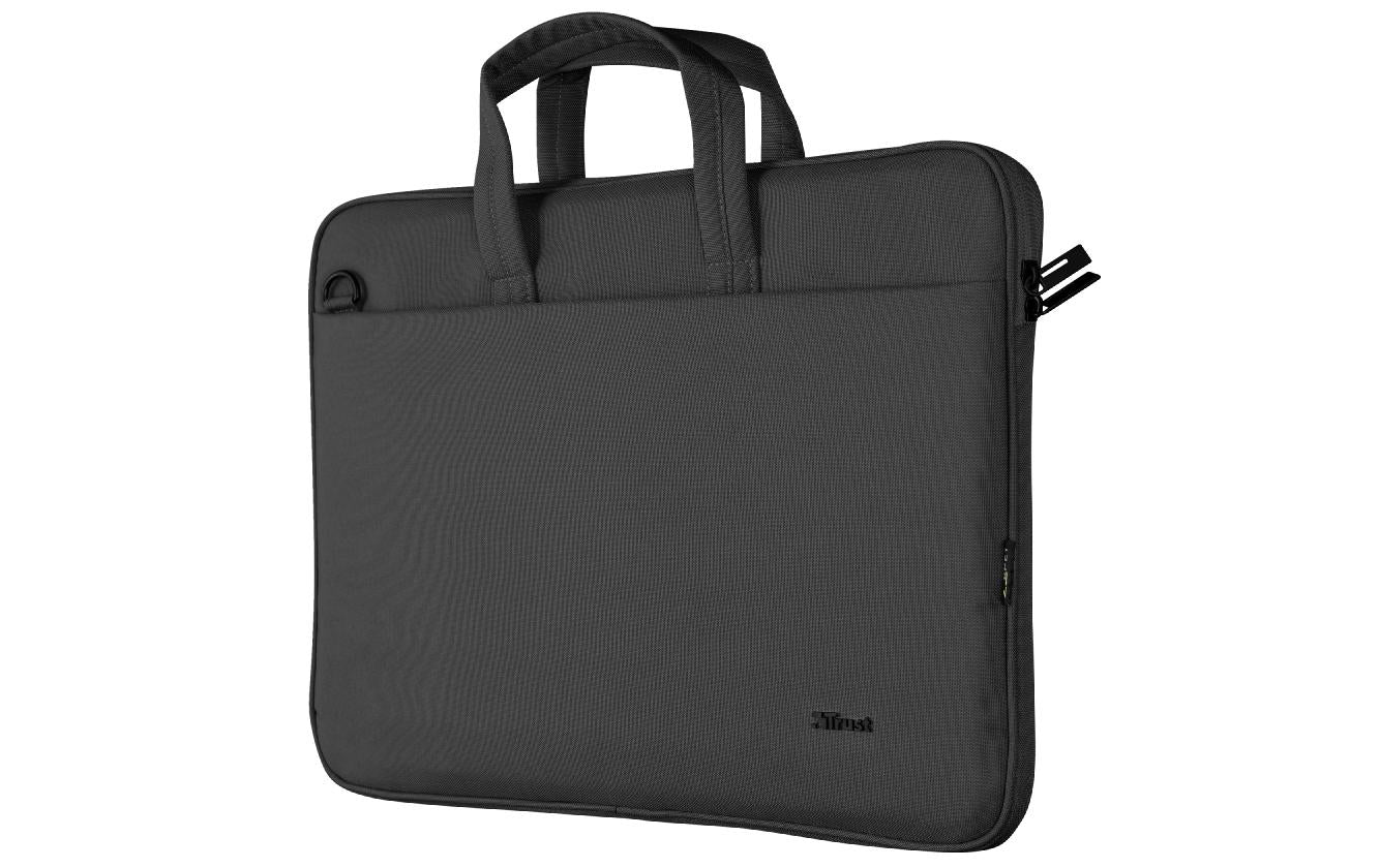Trust Notebook-Tasche für Notebooks bis 16" – Trolley-Band, abnehmbarer Schultergurt – Schwarz